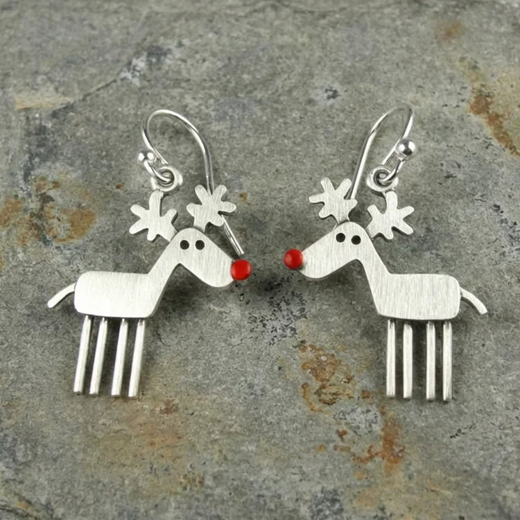Vintage Rudolph Earrings
