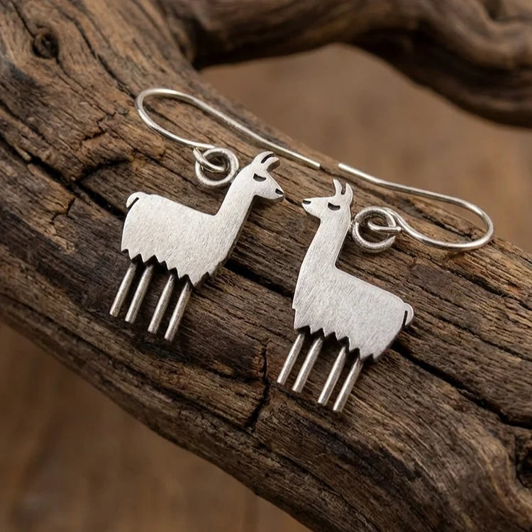 Vintage Llama Earrings