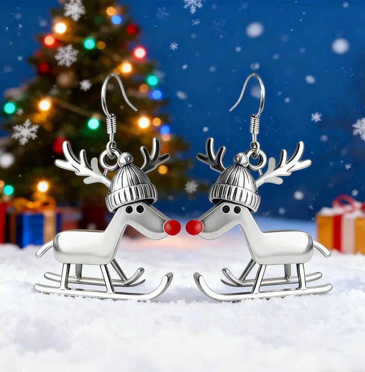 Christmas Sled Reindeer