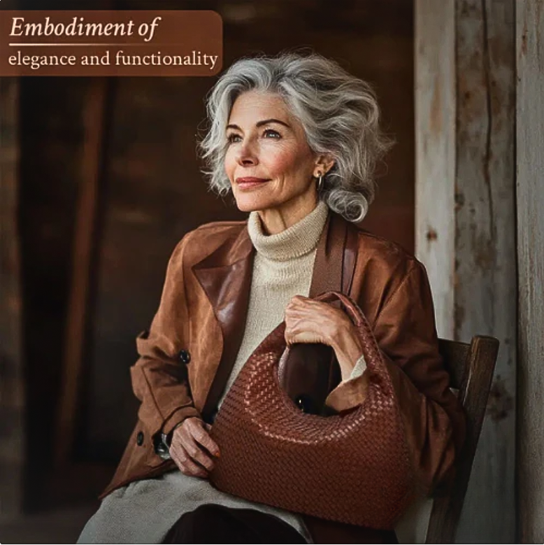 Woven Hobo Bag - Timeless Style