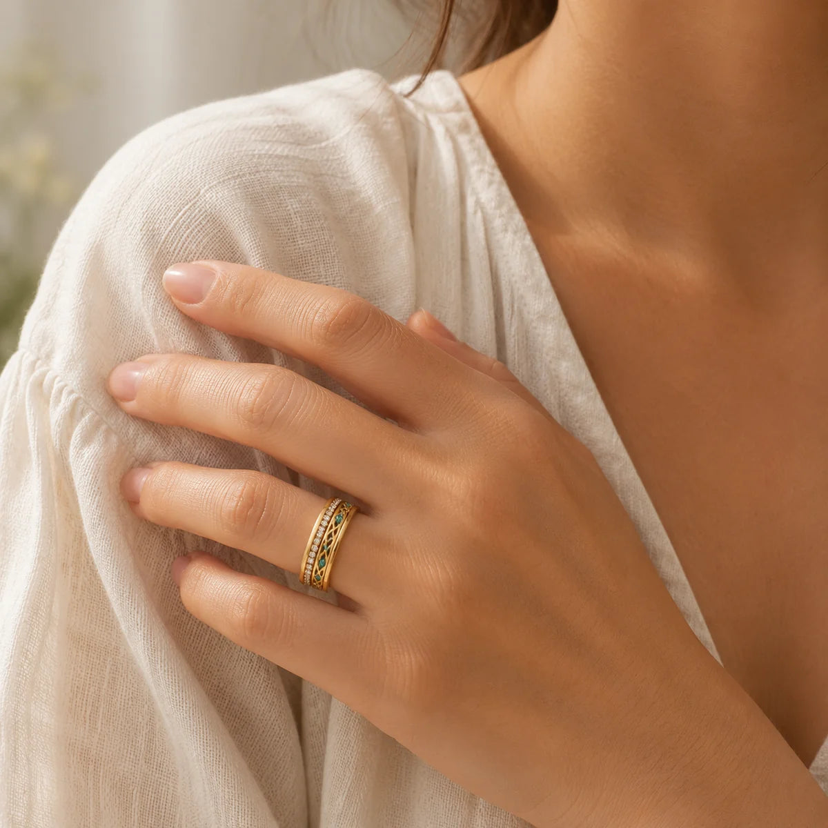 Classic Infinity Statement Ring