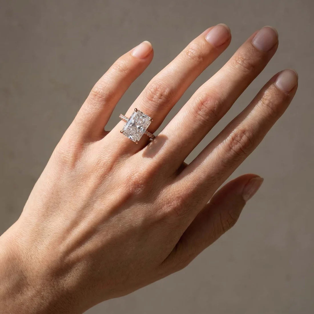 Radiant Cut Engagement Ring Or Enhancer Wedding Set In Sterling Silver