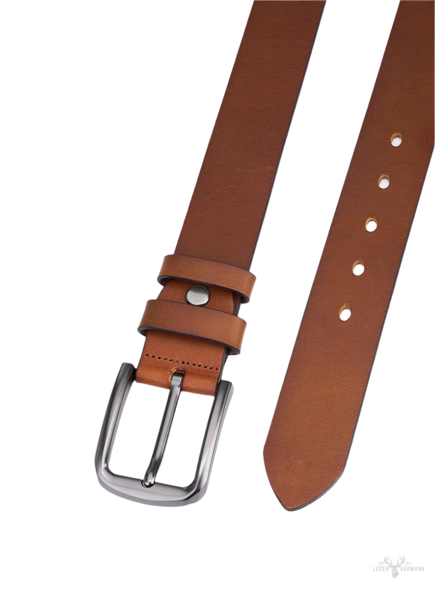 Cognac Round Blank Belt