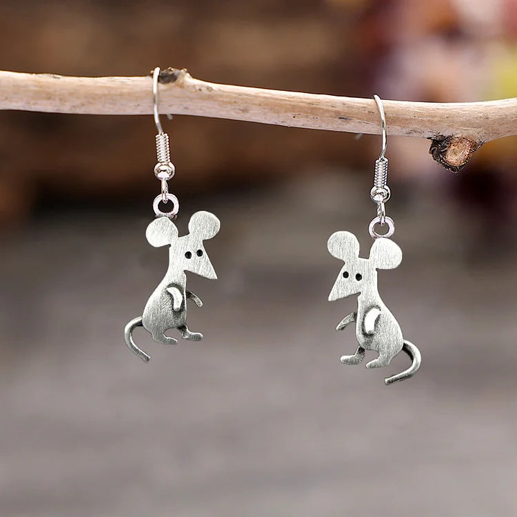 Vintage Mouse Earrings