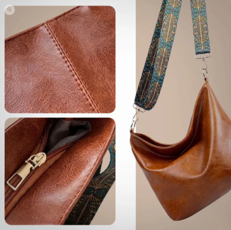 Chelsey’s Vintage Charm | Leather Shoulder Bag