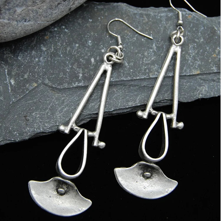 Antique Silver Dangling Earrings
