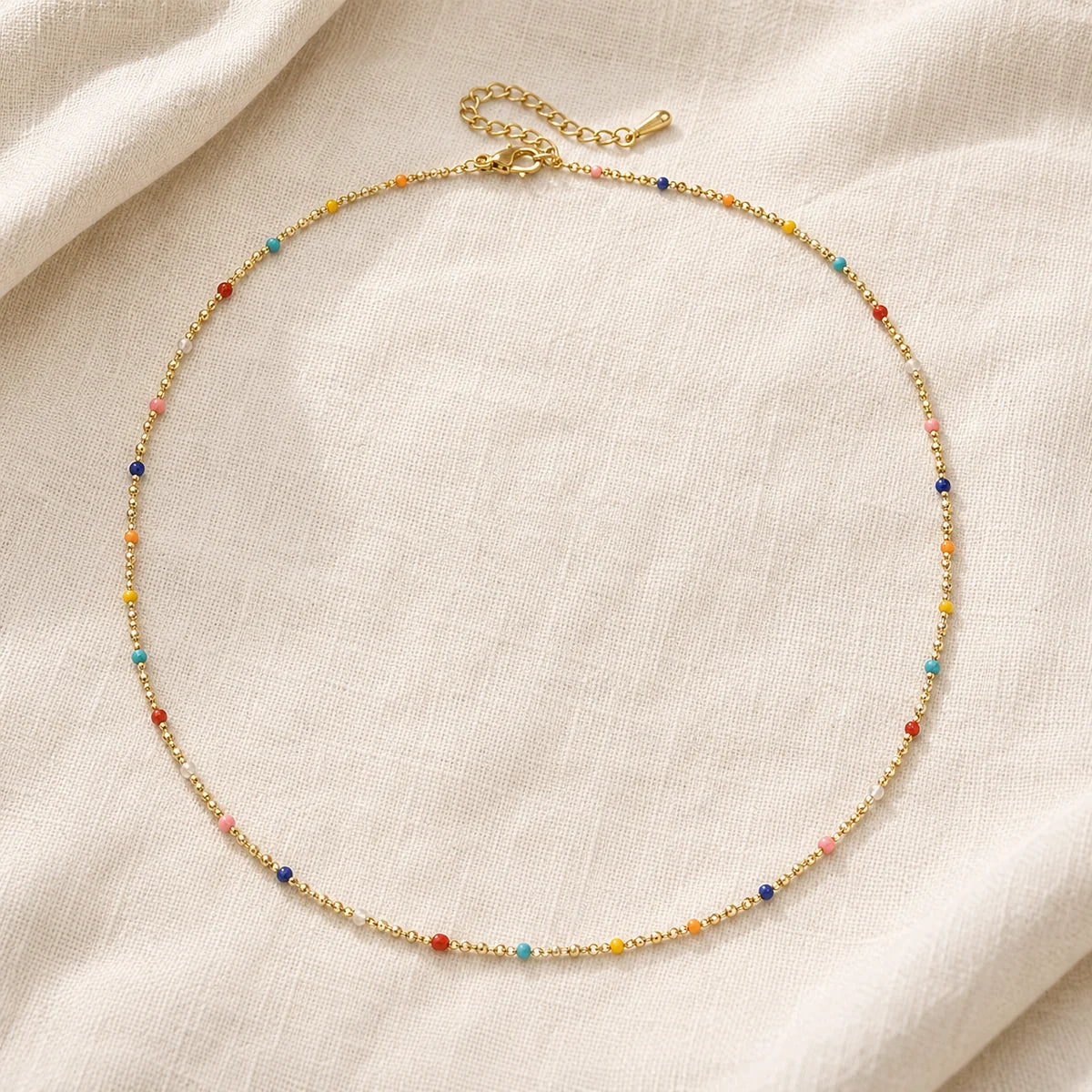 Colorburst Delicate Choker Necklace