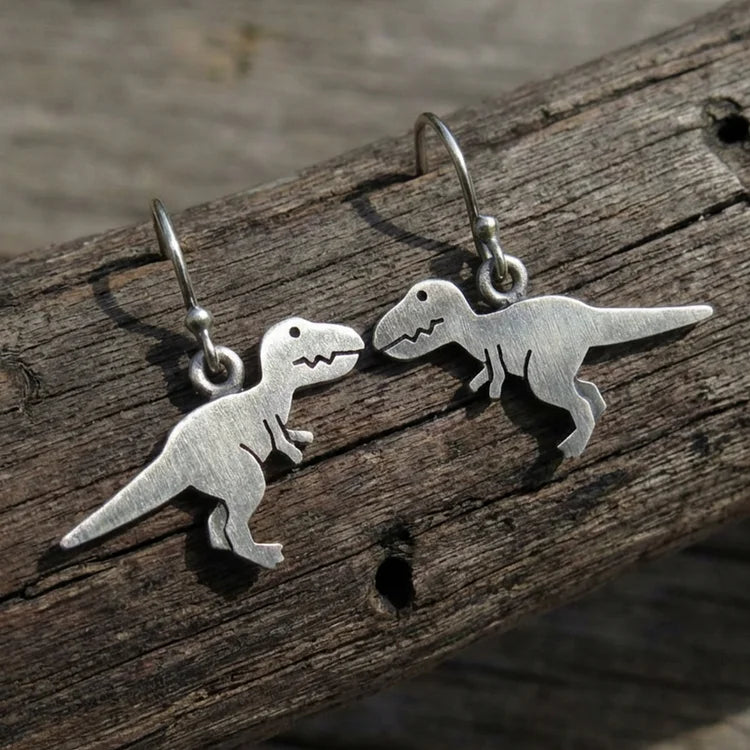 Vintage T-Rex Dinosaur Earrings