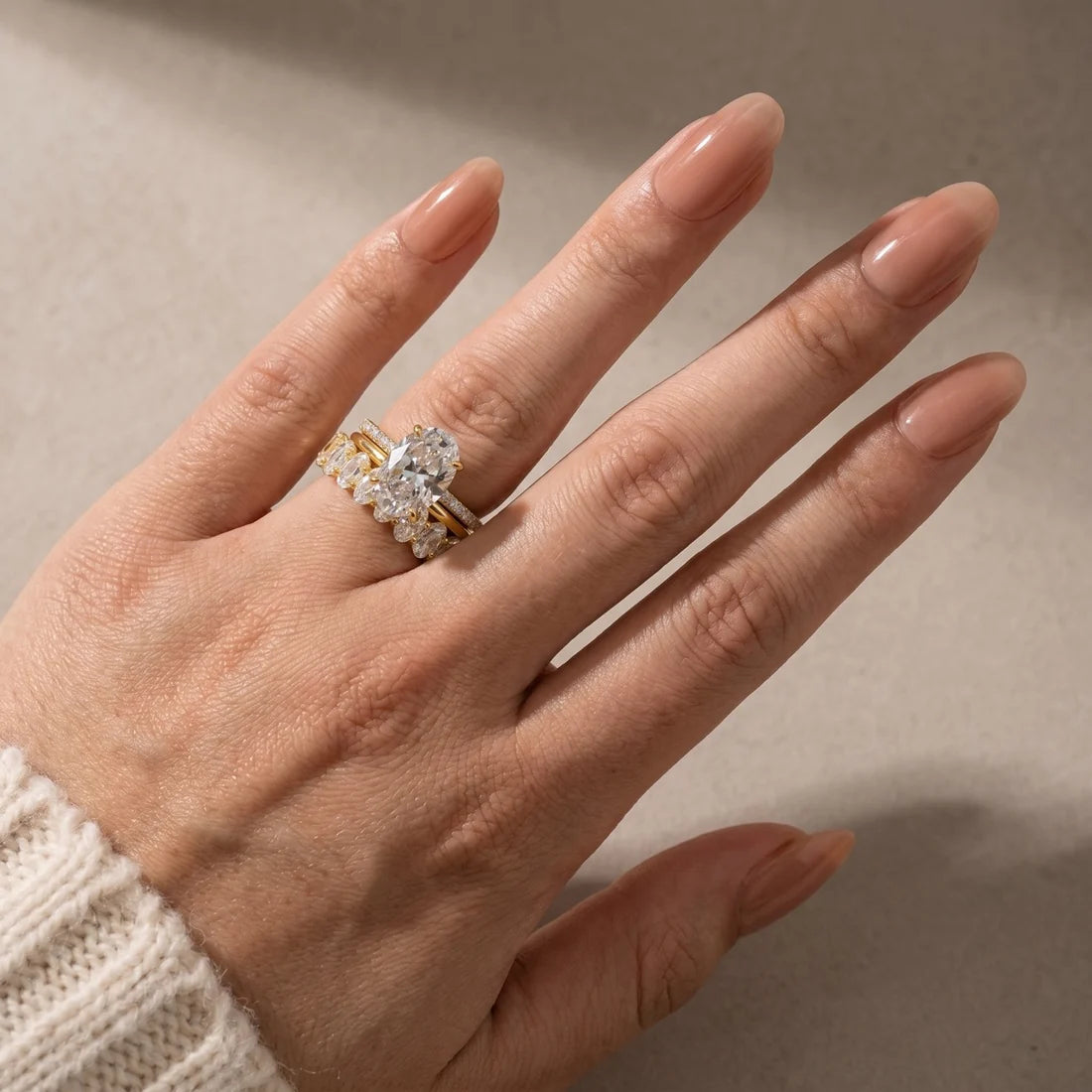 Cushion Cut Wedding Ring Set