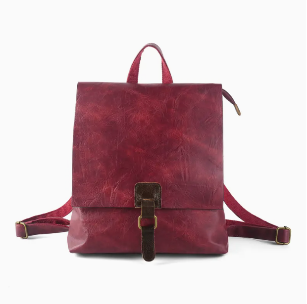 Retro Double Shoulder Bag with Strap