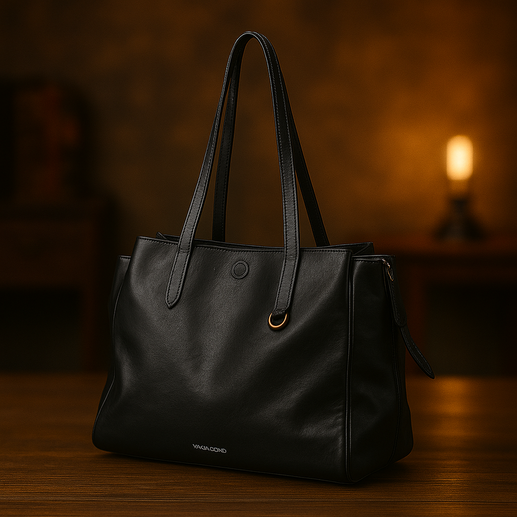 Leather Tote Bag for Women Ava