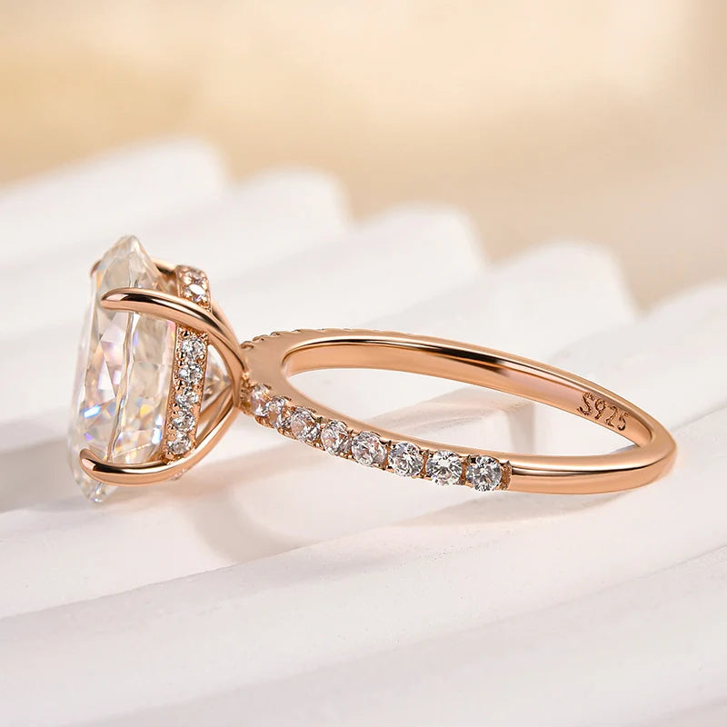 Oval Cut Promise Ring For Women