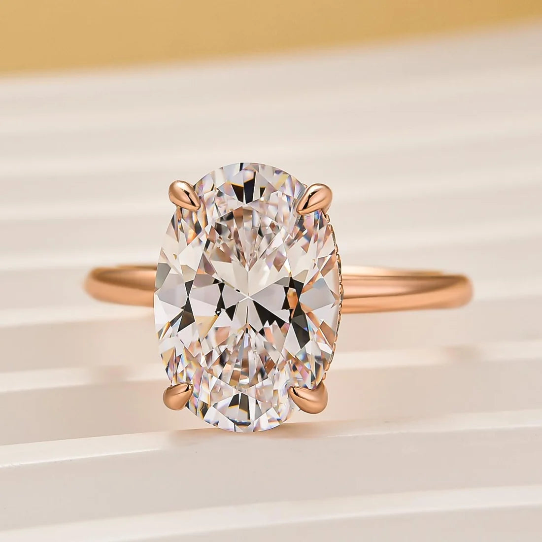 Exclusive Oval Cut Engagement Ring