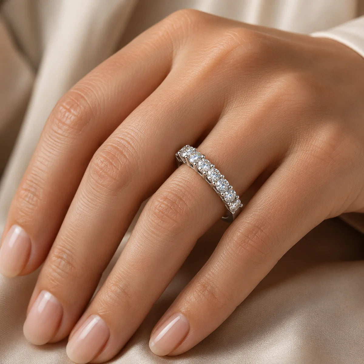 Luxe Vintage Inlaid Zirconia Ring