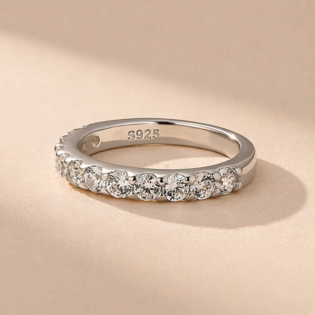 Radiant Cut Elegant Wedding Ring