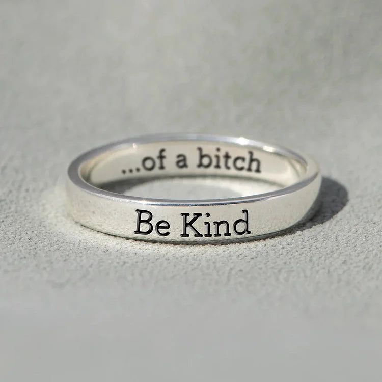Be kind signature ring