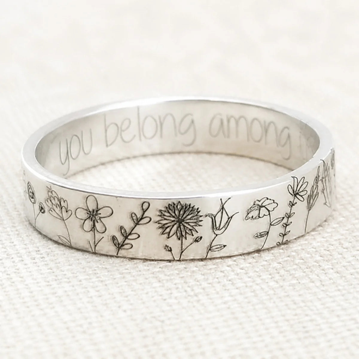 Minimalist Silver Band Ring
