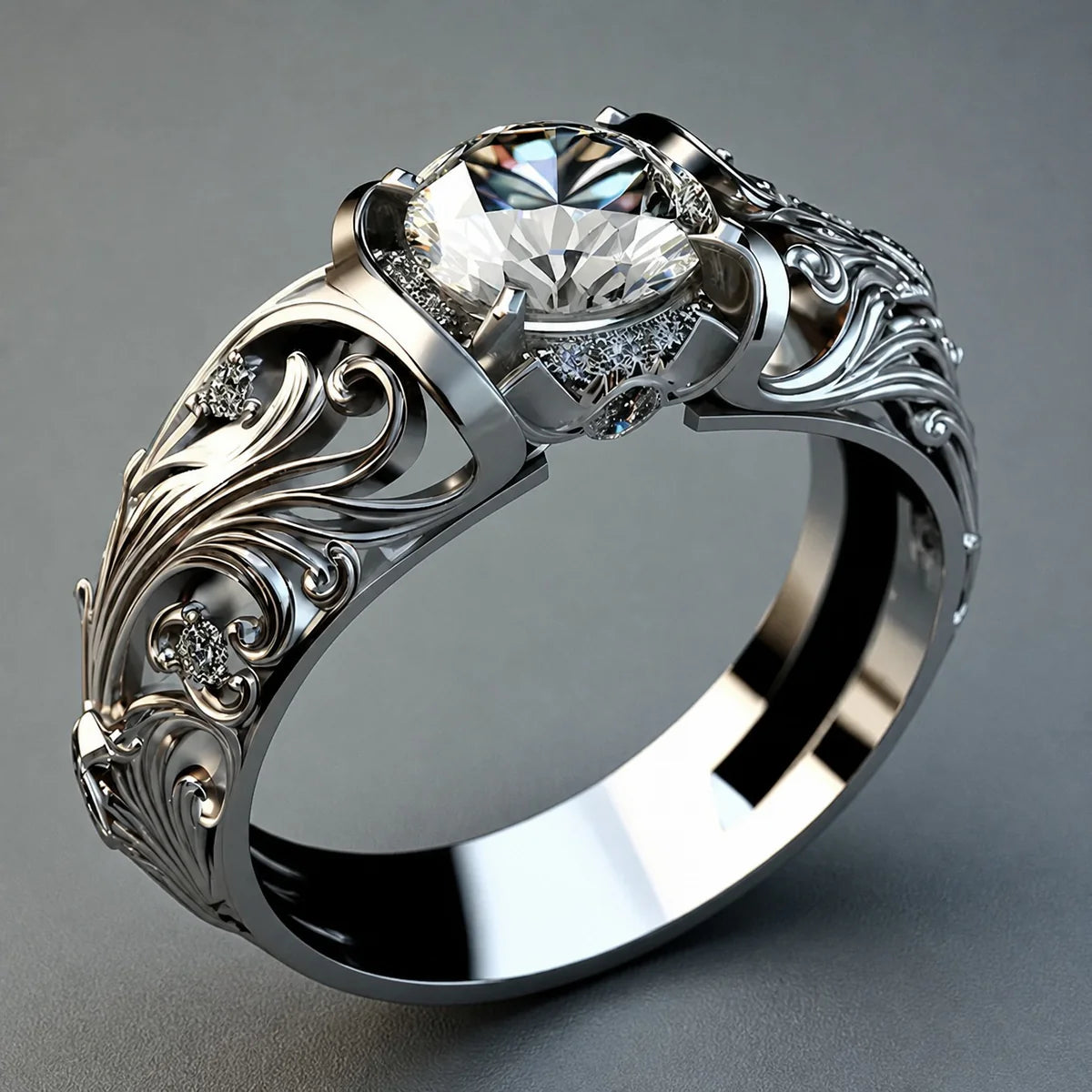 Crystal Reverie Statement Ring