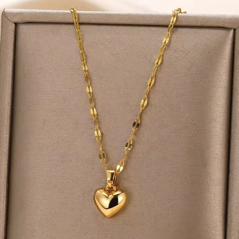 Gold-tone heart necklace from the Necklaces collection