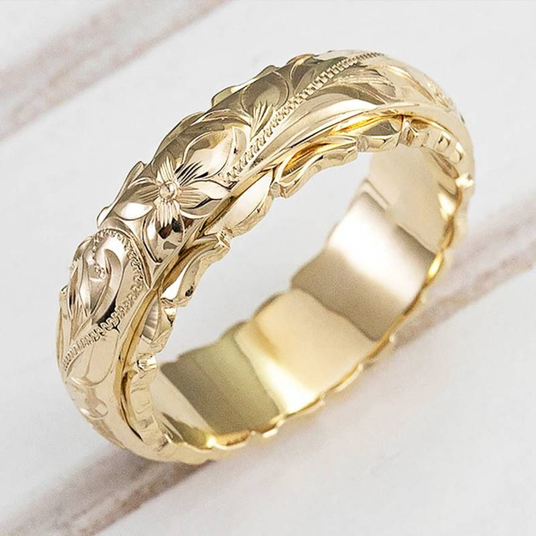 Gold-tone ring from the Rings collection