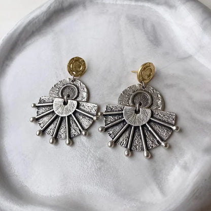 Vintage Bohemian Scalloped Earrings