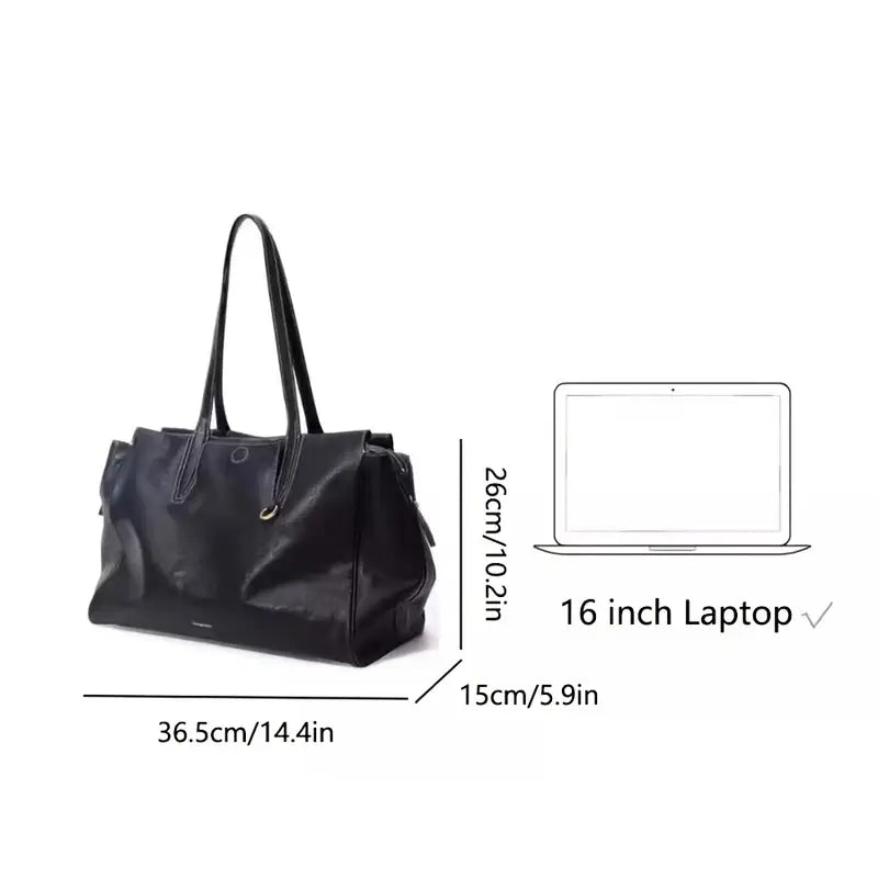 Leather Tote Bag for Women Ava