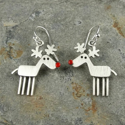 Vintage Rudolph Earrings