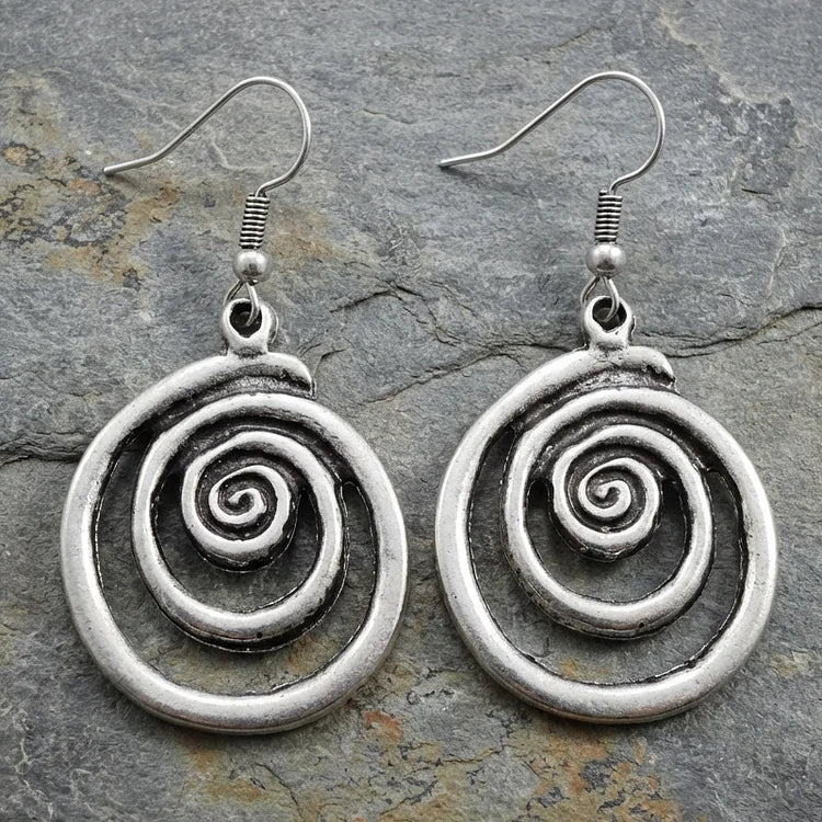 Vintage Circular Earrings