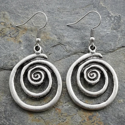 Vintage Circular Earrings