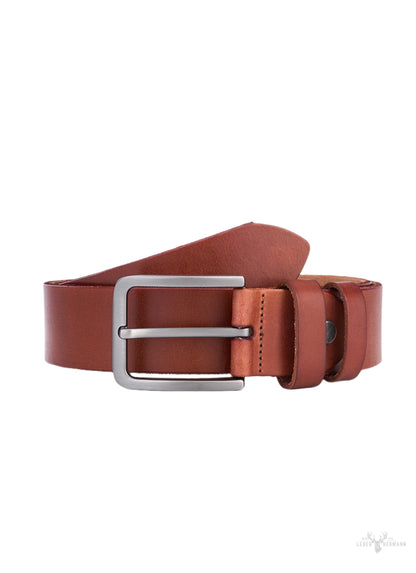 Set of 2 leather belts – black and brown – stylish leather belts for men