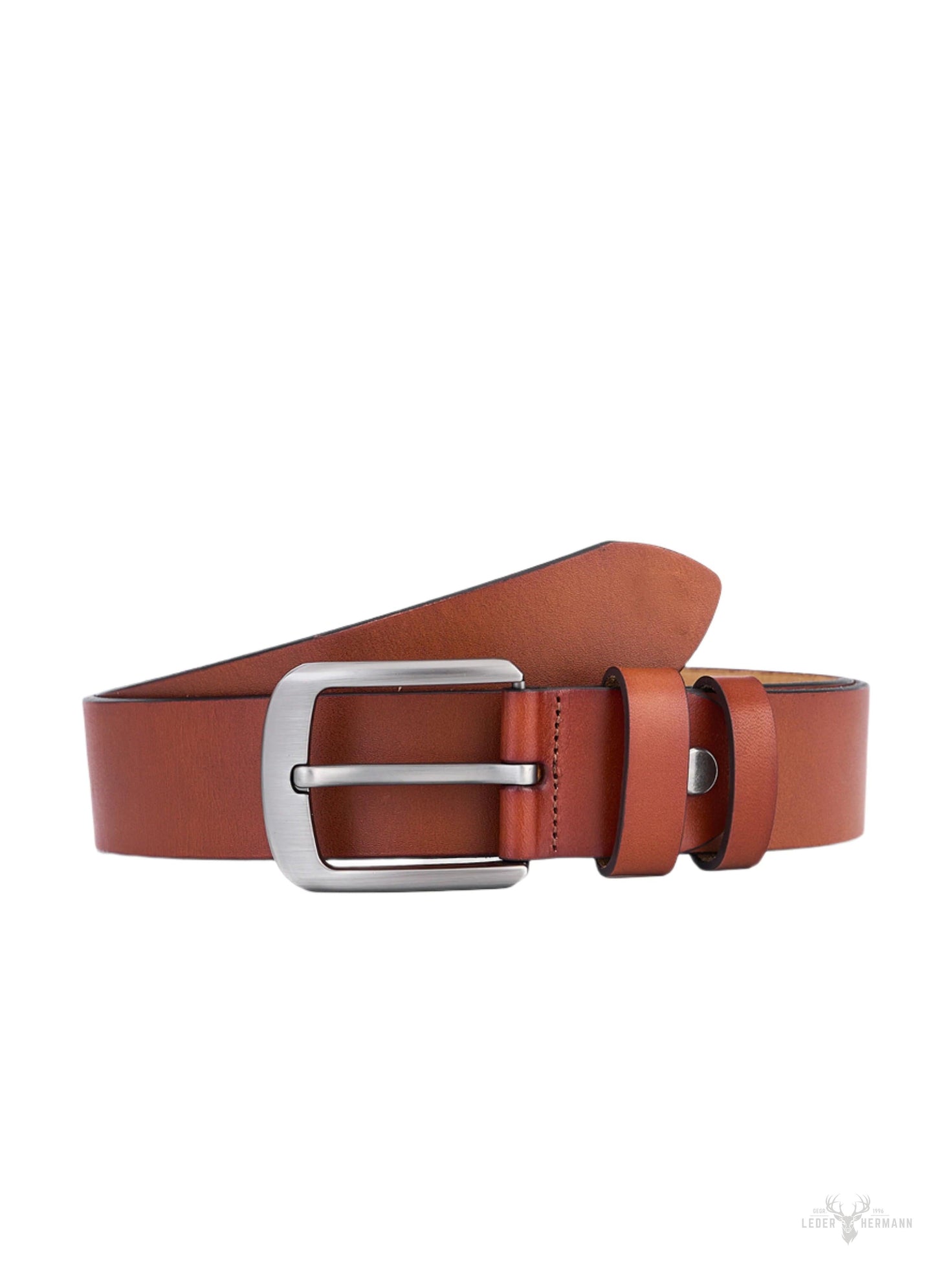 Stylish brown round leather straps