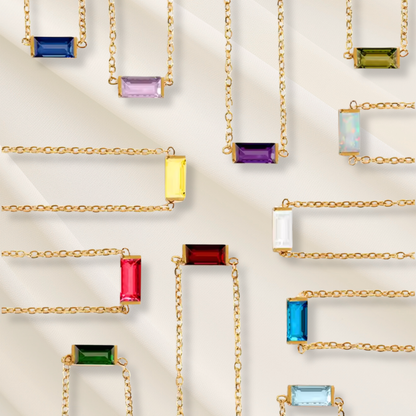 Heartline Birthstone Bracelet