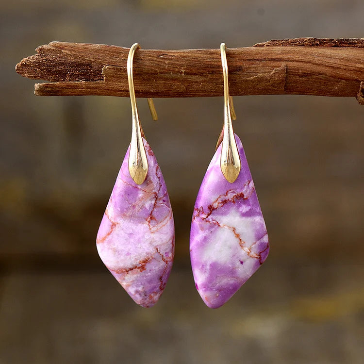 Vintage Natural Stone Earrings