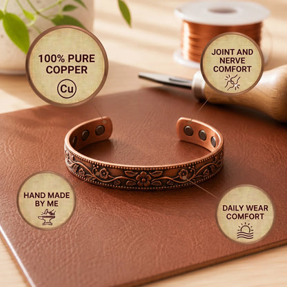 Zarinos's Garland Copper Bracelet