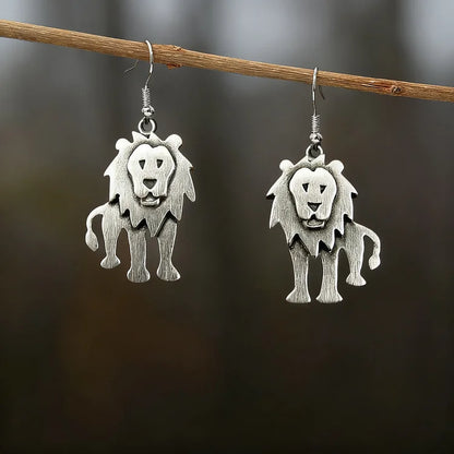 Vintage Lion Earrings