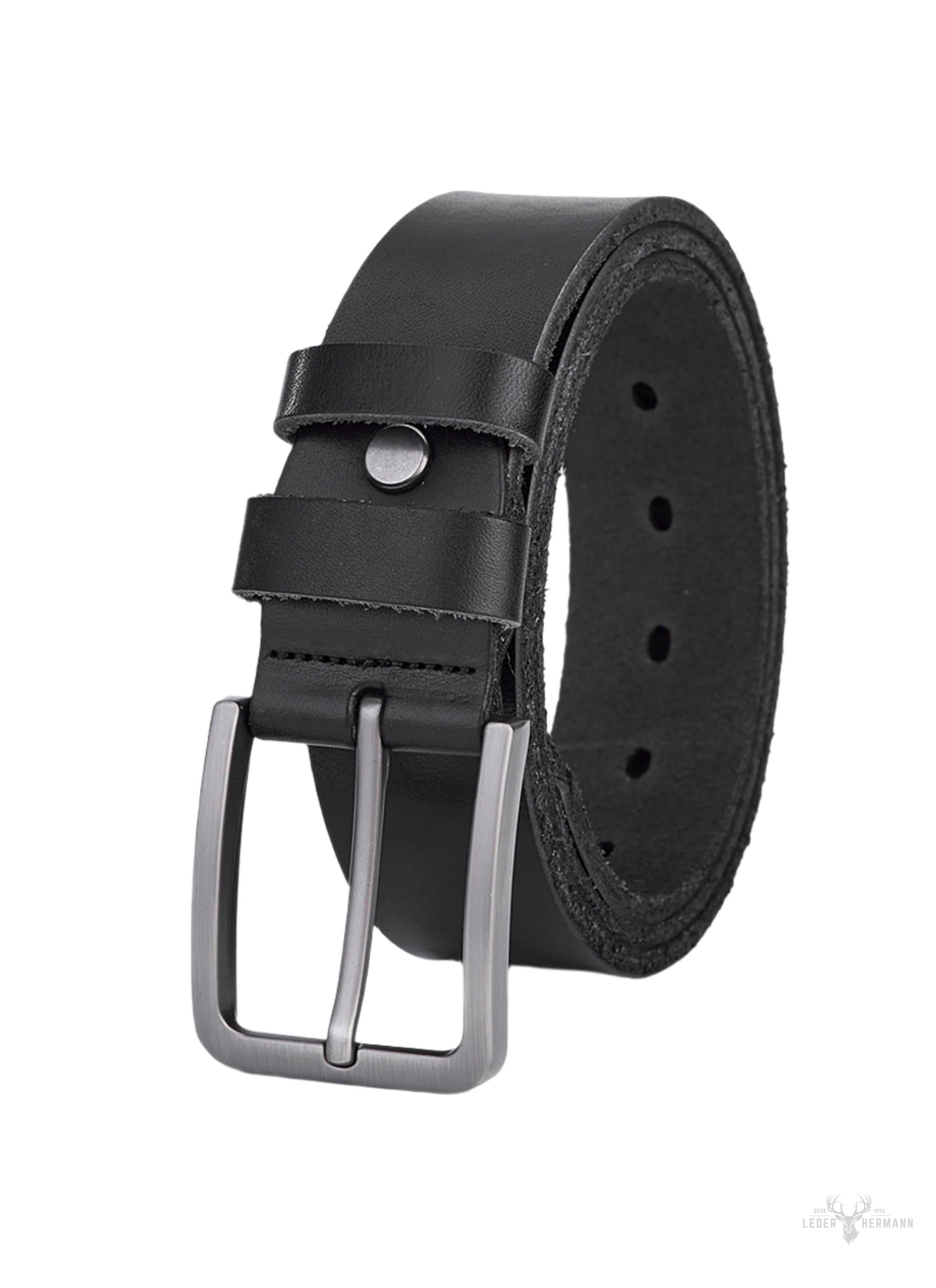 Round leather belt for men - Stylish hip belt