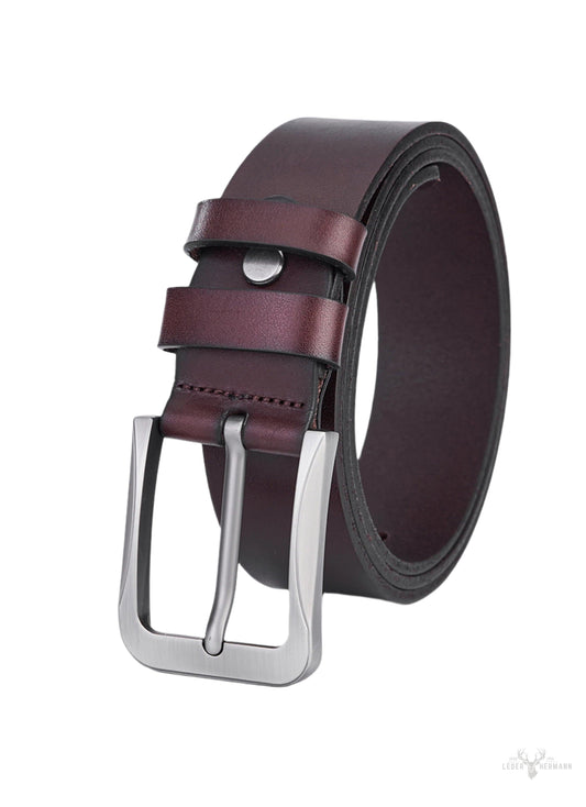 Stylish Round Leather Belt for Men - Leather Belt for a Timeless Look