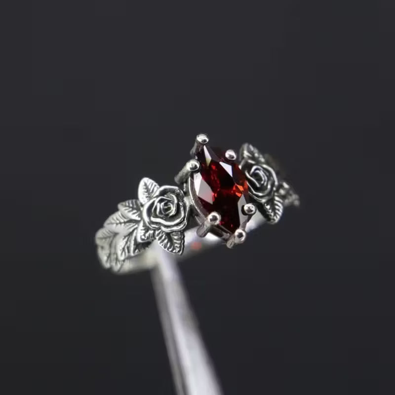 Crimson Rose Radiance Ring – Zarino Originals