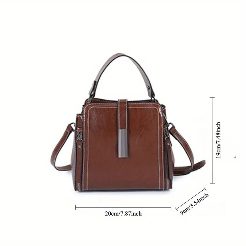 Elegant Leather Crossbody Bag