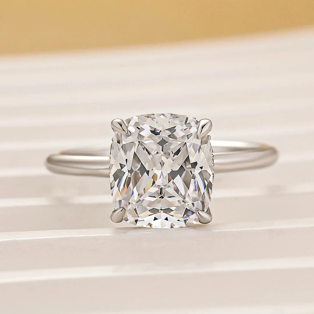 Cushion Cut Everyday Engagement Ring