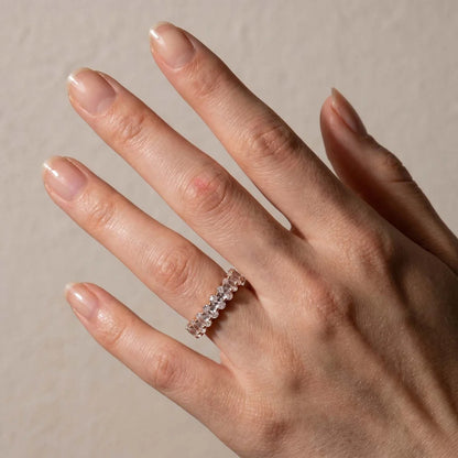 Oval Cut Wedding Ring for Everyday Wear