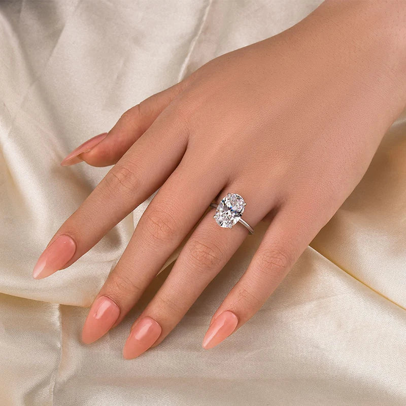 Exclusive Oval Cut Engagement Ring