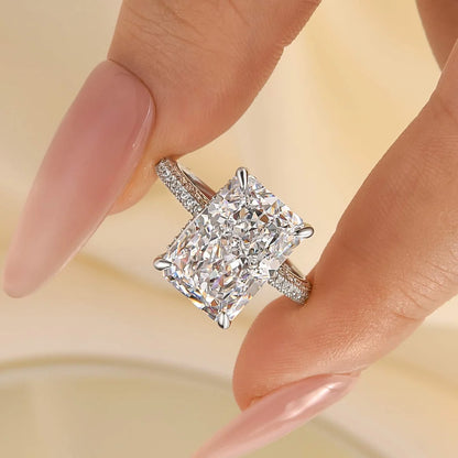 Radiant Cut Engagement Ring for Women