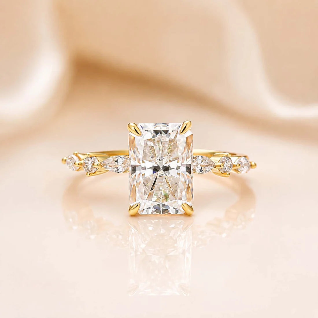 Radiant Cut Engagement Ring For Women