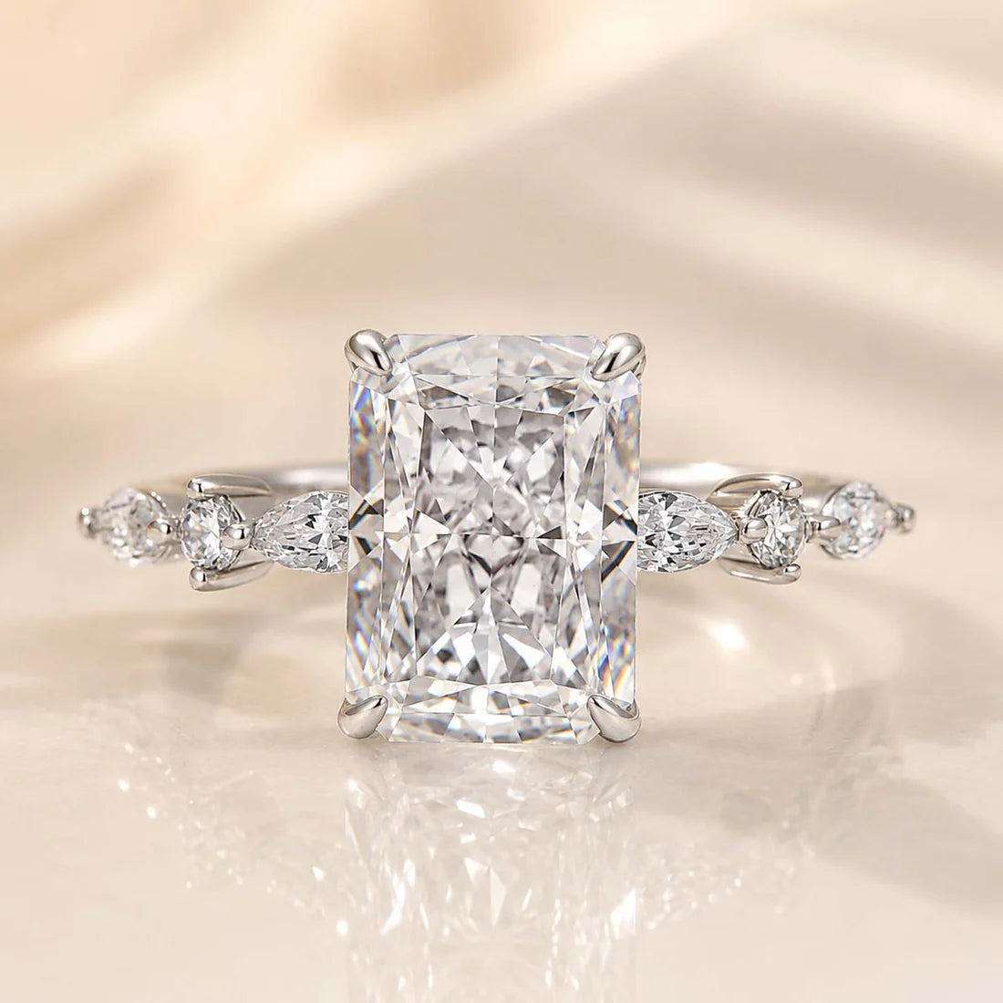 Radiant Cut Engagement Ring For Women
