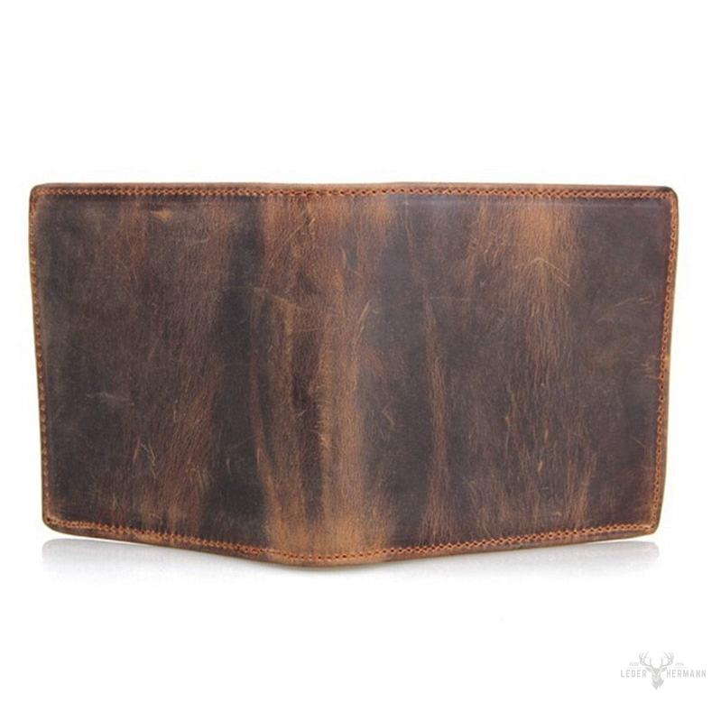Elegant retro leather wallet