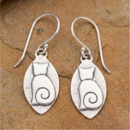 Vintage Cat Earrings