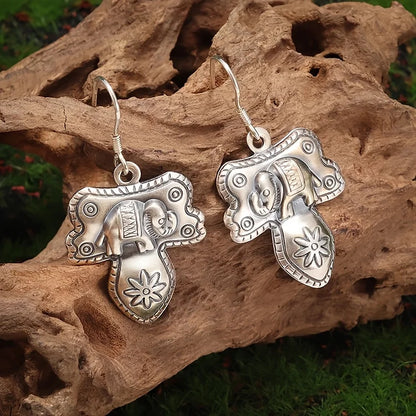 Vintage Bohemian Elephant Earrings
