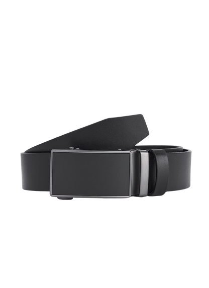 Automatic leather belt