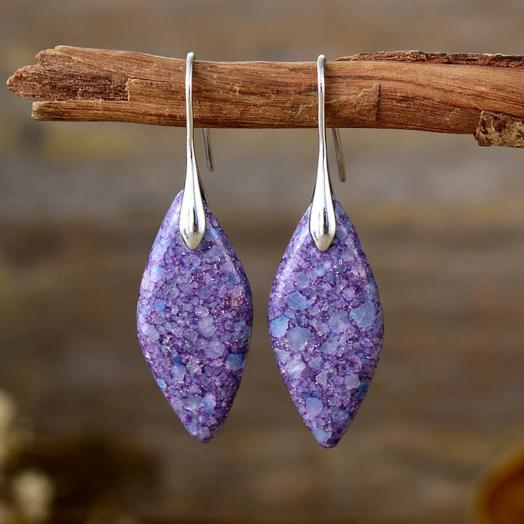 Vintage Natural Stone Earrings